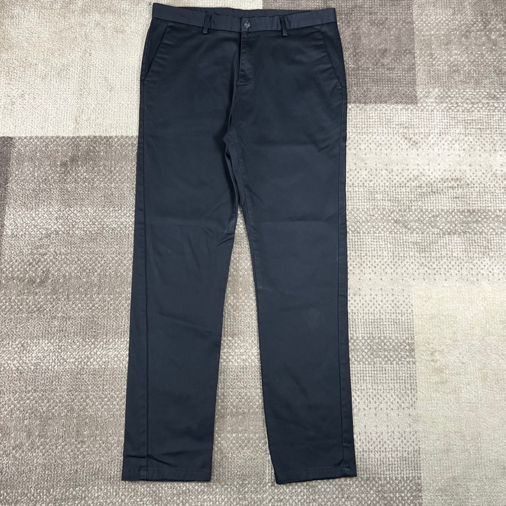Fendi Roma Black‎ Chino Trousers Mens 35X31.5 Straight Leg Pants Made in Italy
